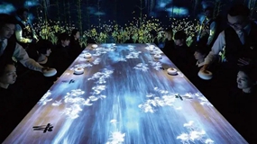 沉浸式餐厅利用(yòng)数字化技术营造梦幻用(yòng)餐氛围