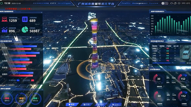广州城市数据可(kě)视化平台
